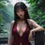 求乳魂玩家头像，柔和绿色调背景搭配简笔画角色